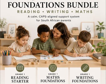 Ensemble de ressources pour les fondamentaux de la 1re année : lecture, écriture et mathématiques – 3 guides pour les parents conformes au programme CAPS