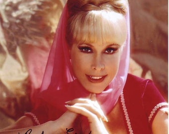 Barbara Eden Signed 8x10 I Dream of Jeannie Photo W/ Hologram - Etsy