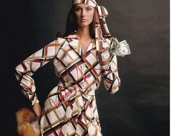 Verónica hamel firmada foto autografiada