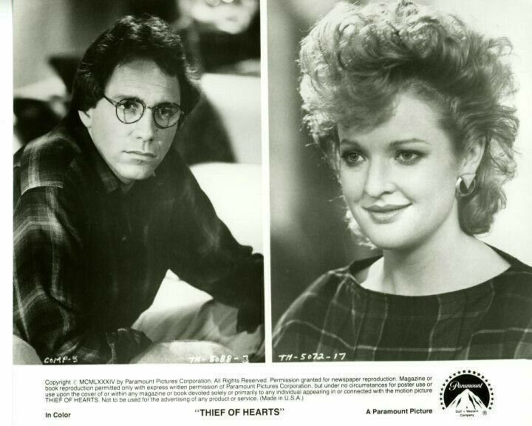 John Getz Christine Ebersole Thief of Hearts Original Press 8x10 Photo -  Etsy New Zealand