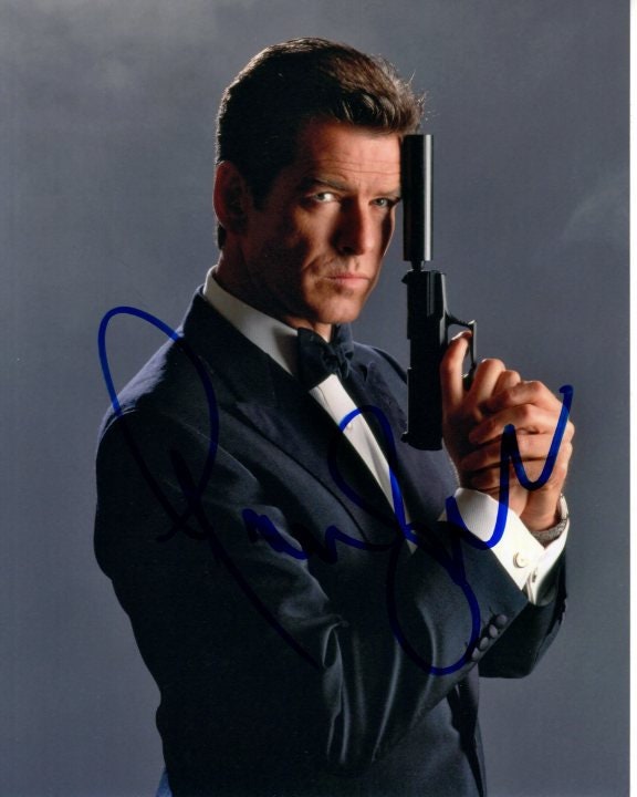 Pierce Brosnan signed autographed 8x10 James Bond photo