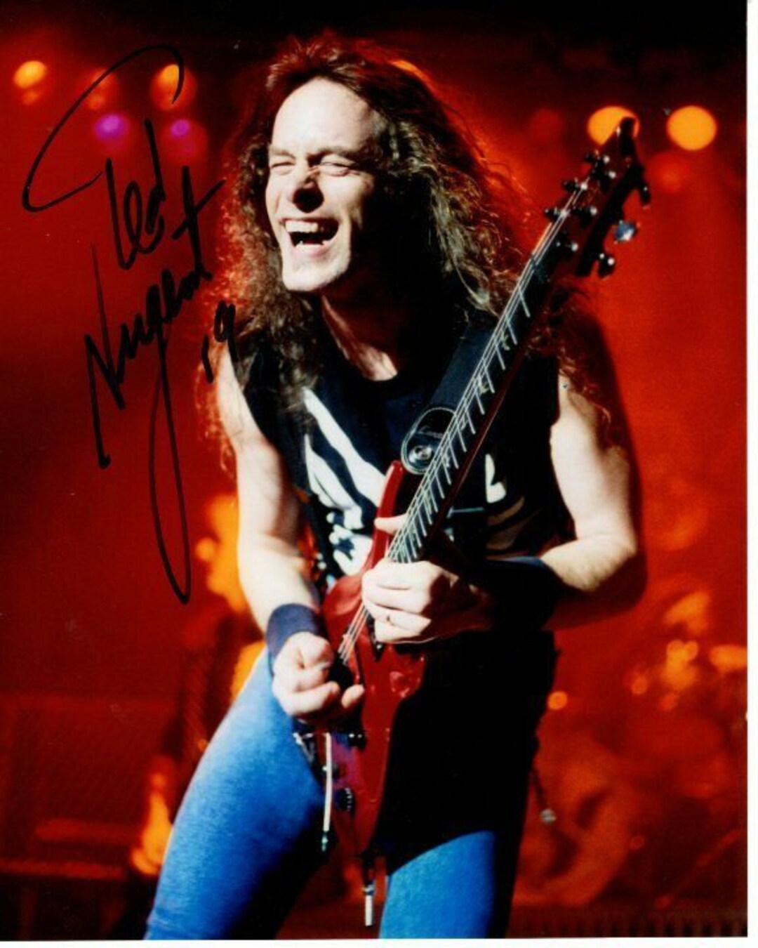 テッド・ニュージェント直筆サイン入り写真 - Etsy 日本