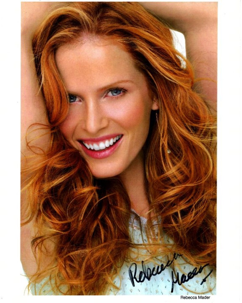 Rebecca Mader signed autographed 8x10 photo image 1