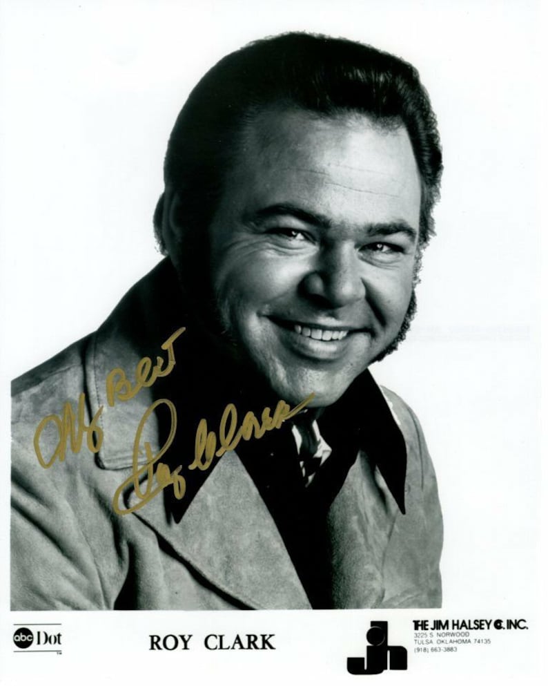 Roy Clark Signed Autographed Photo Etsy