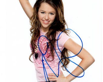 直筆サイン入りハンナ・モンタナポスター COA - Etsy 日本