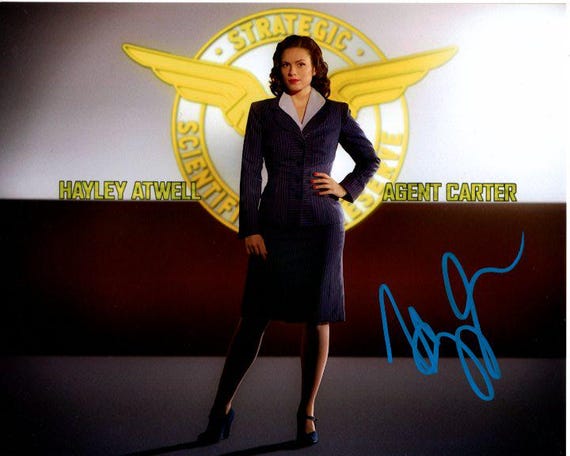 Hayley Atwell Signed Autographed 8x10 Agent Carter Peggy Carter Photo - Etsy