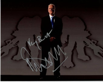 Fotografía autografiada de 8x10 firmada por Malcolm McDowell