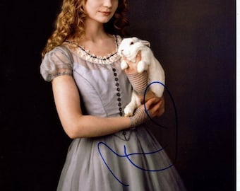 ミア・ワシコウスカ直筆サイン入り2Lサイズ写真…Mia Wasikowska ミア・ワシコウスカ直筆サイン入り2Lサイズ写真…Mia Wasikowska