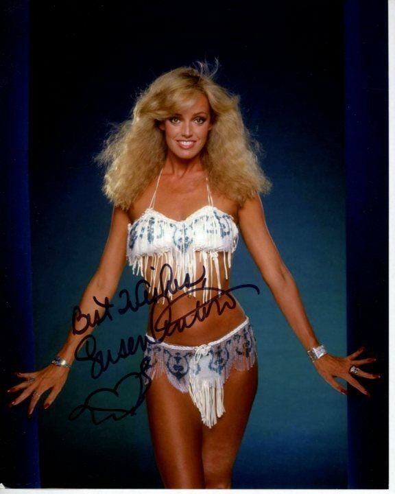 スーザン・アントン直筆サイン入り2Lサイズ写真…Susan Anton スーザン・アントンのサイン入りセクシーなビキニランジェリー