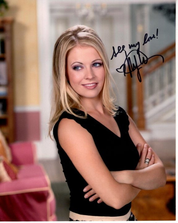 メリッサ・ジョーンハート直筆サイン入り写真…Melissa Joan Hart
