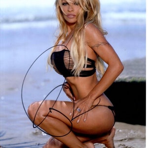 Pamela Pam Anderson ondertekende gesigneerde 8X10 sexy foto