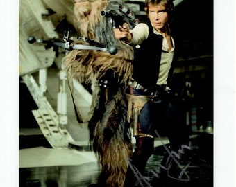 スター・ウォーズ - ハリソン・フォードの直筆サイン入り額入り写真