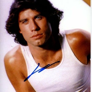 John Travolta signed autographed 8x10 welcome back, kotter vinnie barbarino photo