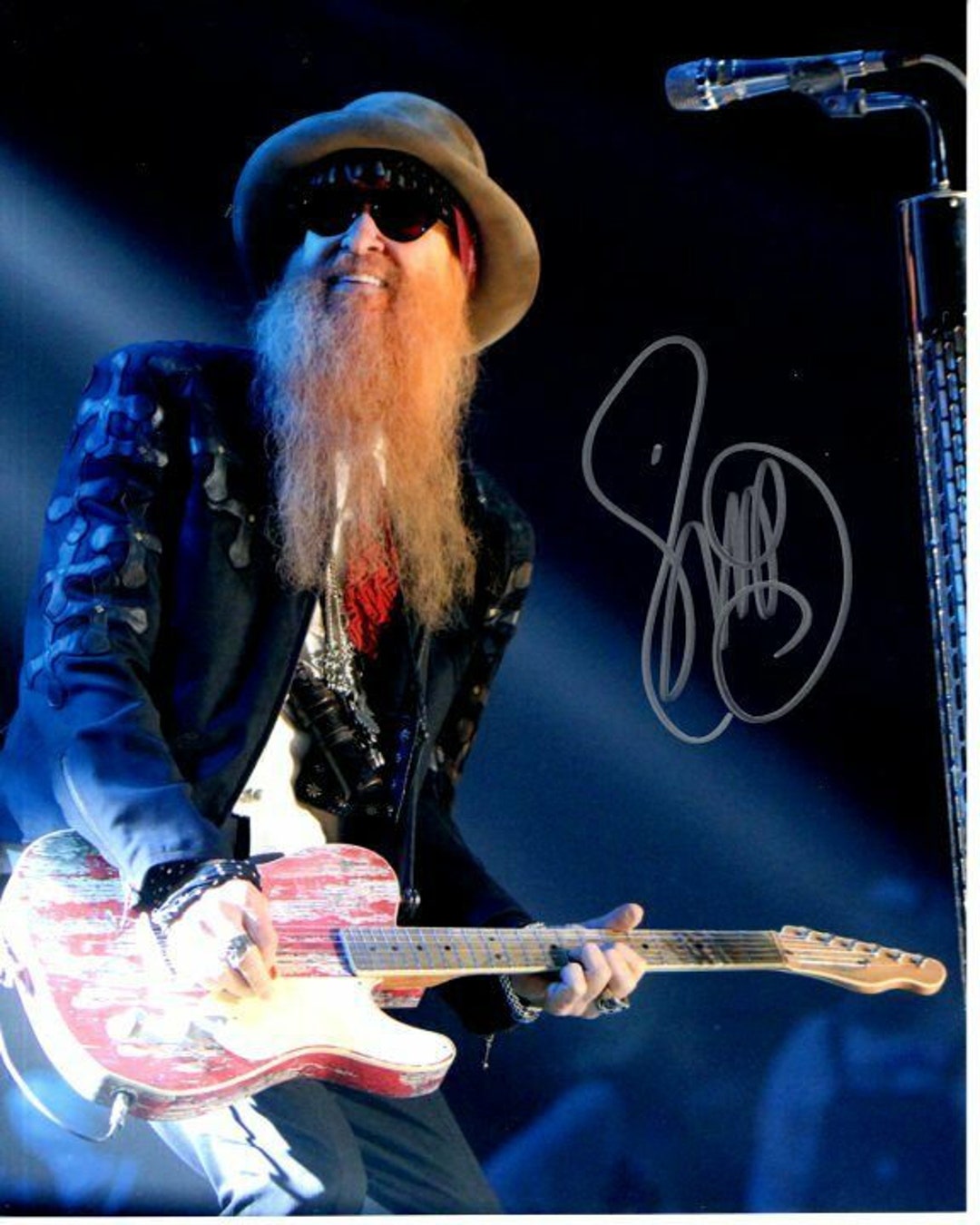 Billy Gibbons of ZZ Top Performs in concert at Whitewater... News Photo