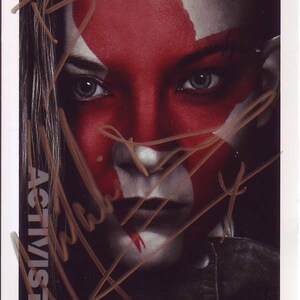 Natalie dormer signed autographed activists unite photo