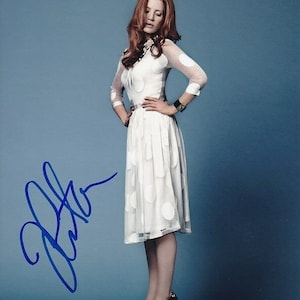 Fotografía autografiada de 8x10 firmada por Jessica Chastain