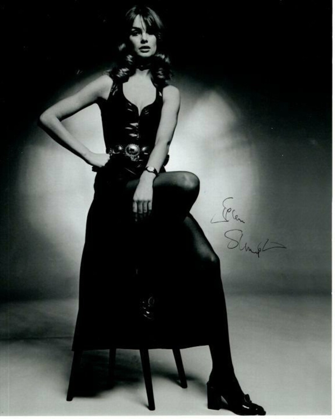 Jean Shrimpton Signed Autographed 8x10 Photo One Of The 1st Etsy