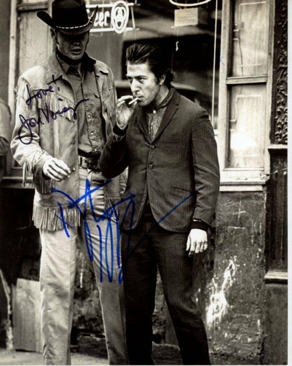 Jon Voight Signed Photo & Dustin Hoffman Signed From Movie Midnight Cowboy agrohort.ipb.ac.id