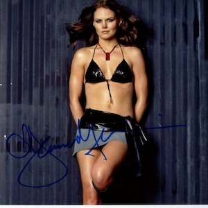 Jennifer Morrison ondertekende gesigneerde 8x10 foto
