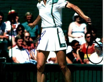 マルチナ・ナブラチロワのサイン入り 8x10 テニス写真（ホログラム