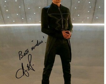 Anson Mount signed autographed 8x10 inhumans black bolt photo