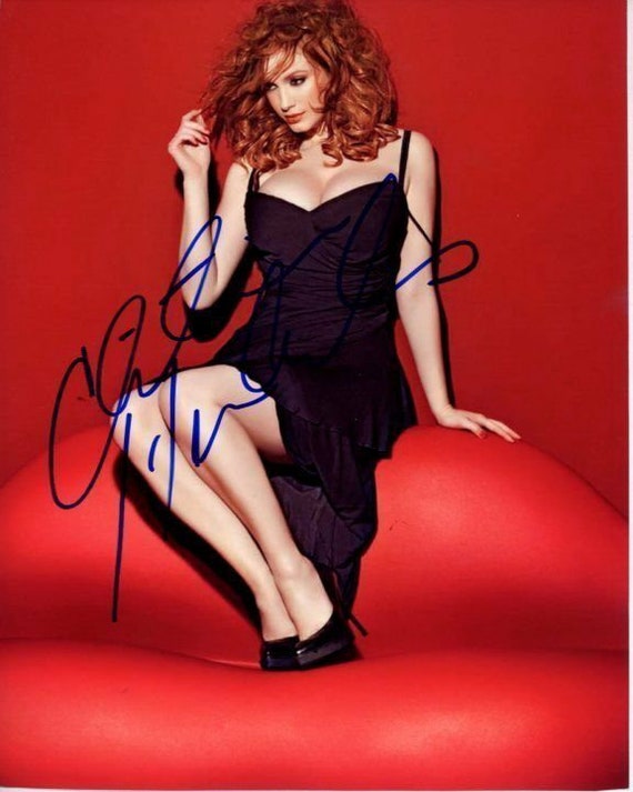 Christina Hendricks Signed Autographed 8x10 Sexy Photo - Etsy UK