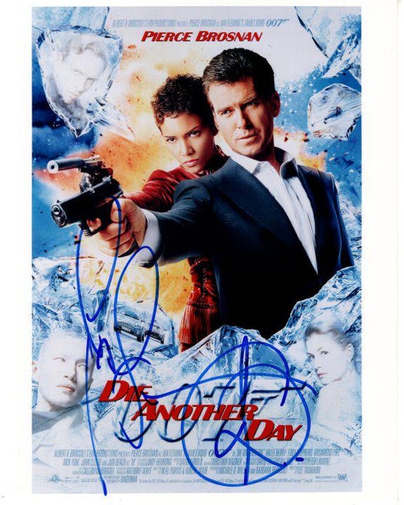 ピアース・ブロスナンのサイン入り8x10ジェームズ・ボンド『ダイ
