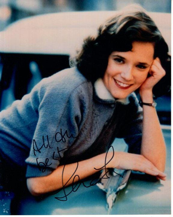 リー・トンプソンのサイン入り 8x10 バック・トゥ・ザ・フューチャー