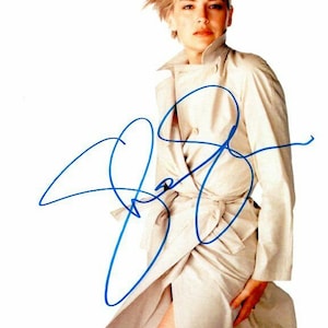 Sharon Stone ondertekende gesigneerde foto