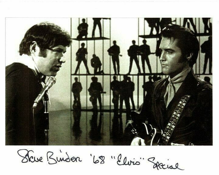 Steve Binder Signed Autographed W/ Elvis Presley Photo Etsy