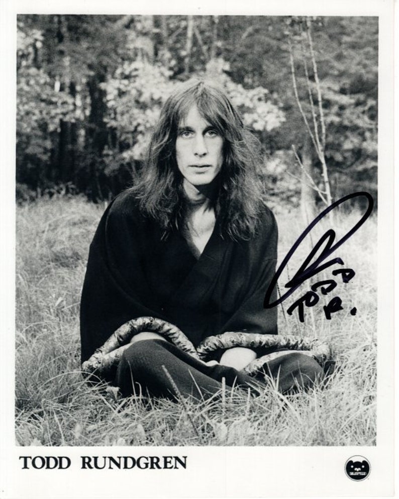 Todd Rundgren Signed Autographed 8x10 Photo - Etsy
