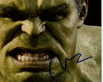 【マーベル MCU 】マーク・ラファロ 直筆サイン ブルース・バナー ハルク ハルク マーク・ラファロ 直筆サイン入り 8x10 写真 ホログラム COA