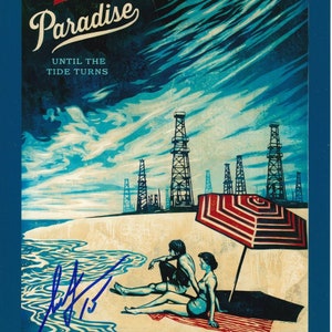 Shepard fairey signed autographed photo
