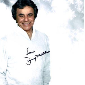 Johnny Mathis autographed signed 8x10 photo