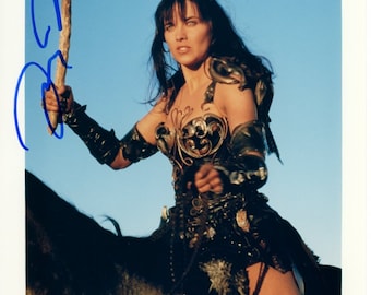 Lucy lawless signed autographed Xena 8x10 photo