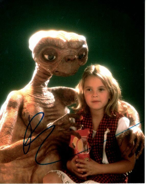 Drew Barrymore Signed Autographed E.t. the Extra-terrestrial - Etsy