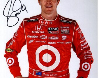 Scott Dixon autographed signed 8x10 INDY photo - Etsy 日本
