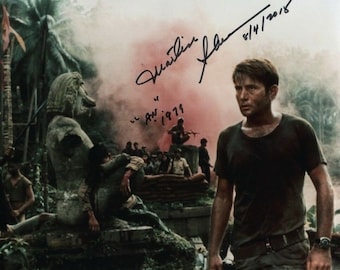 Martin Sheen signed autographed 8x10 apocalypse now captain benjamin l. willard photo