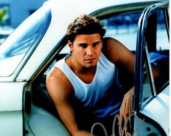 David Boreanaz signed autographed 8x10 buffy the vampire slayer angel photo