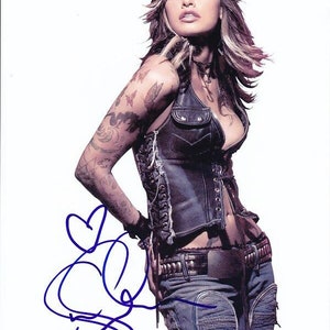 Gina Gershon ondertekende gesigneerde 8x10 foto