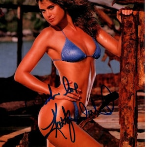 Kathy Ireland signed autographed 8x10 Sexy Bikini photo