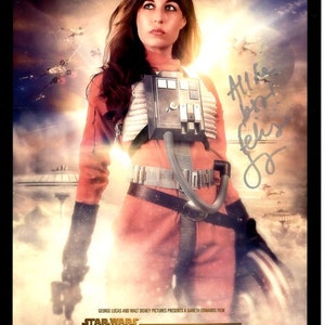 フェリシティ・ジョーンズ 証明書直筆サインフォトStar Wars ローグ・ワン Felicity Jones Signed 8x10 Photo Star Wars Rogue One