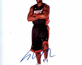 シャキール・オニール マイアミ・ヒート 8x11インチ写真 直筆サイン