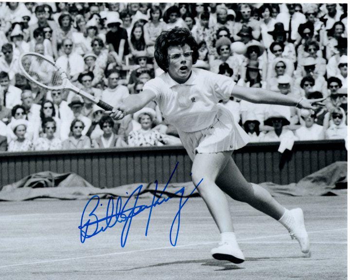 Raquette Vintage Wilson Billie Jean King PRO – Bois, Fabriquée Aux USA, Taille De Grip 4 1/2