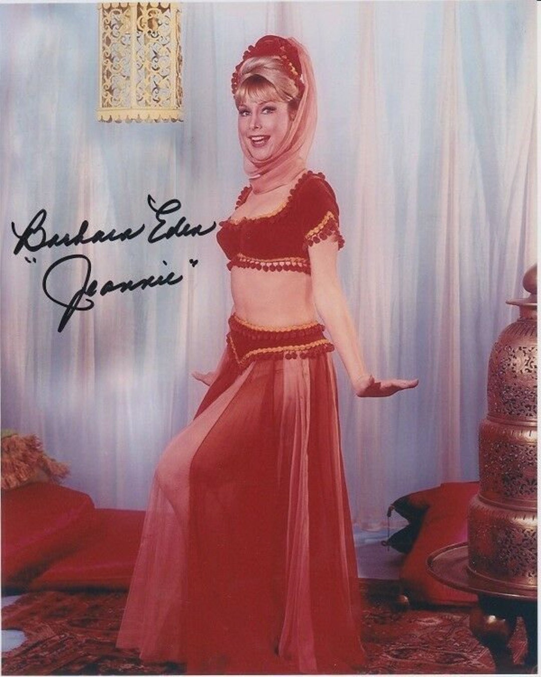 Barbara Eden Signed Autographed 8x10 I Dream of Jeannie Photo Etsy