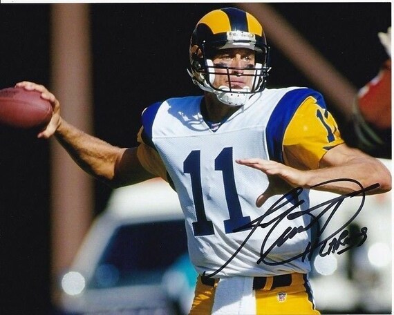 Jim Everett Loa Angeles Rams signed NFL football COA exact proof autographed Jim Everett Loa Angeles Rams signed NFL football COA exact proof autographed