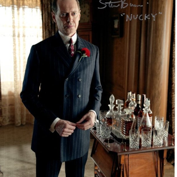 Steve Buscemi signiertes handsigniertes 8x10 Broadwalk Empire Nucky Foto