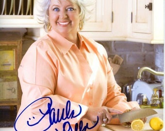 Paula deen signed autographed photo