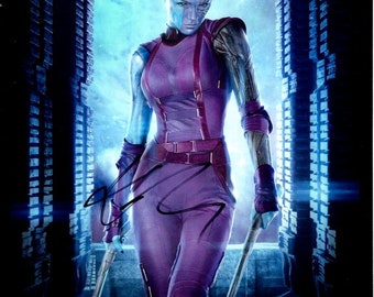 アベンジャーズ　Karen Gillan 直筆サインカード ネビュラ アベンジャーズ Karen Gillan 直筆サインカード ネビュラ 49シリ