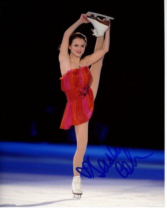 サーシャ・コーエンのサイン入り米国オリンピックアイススケート選手写真